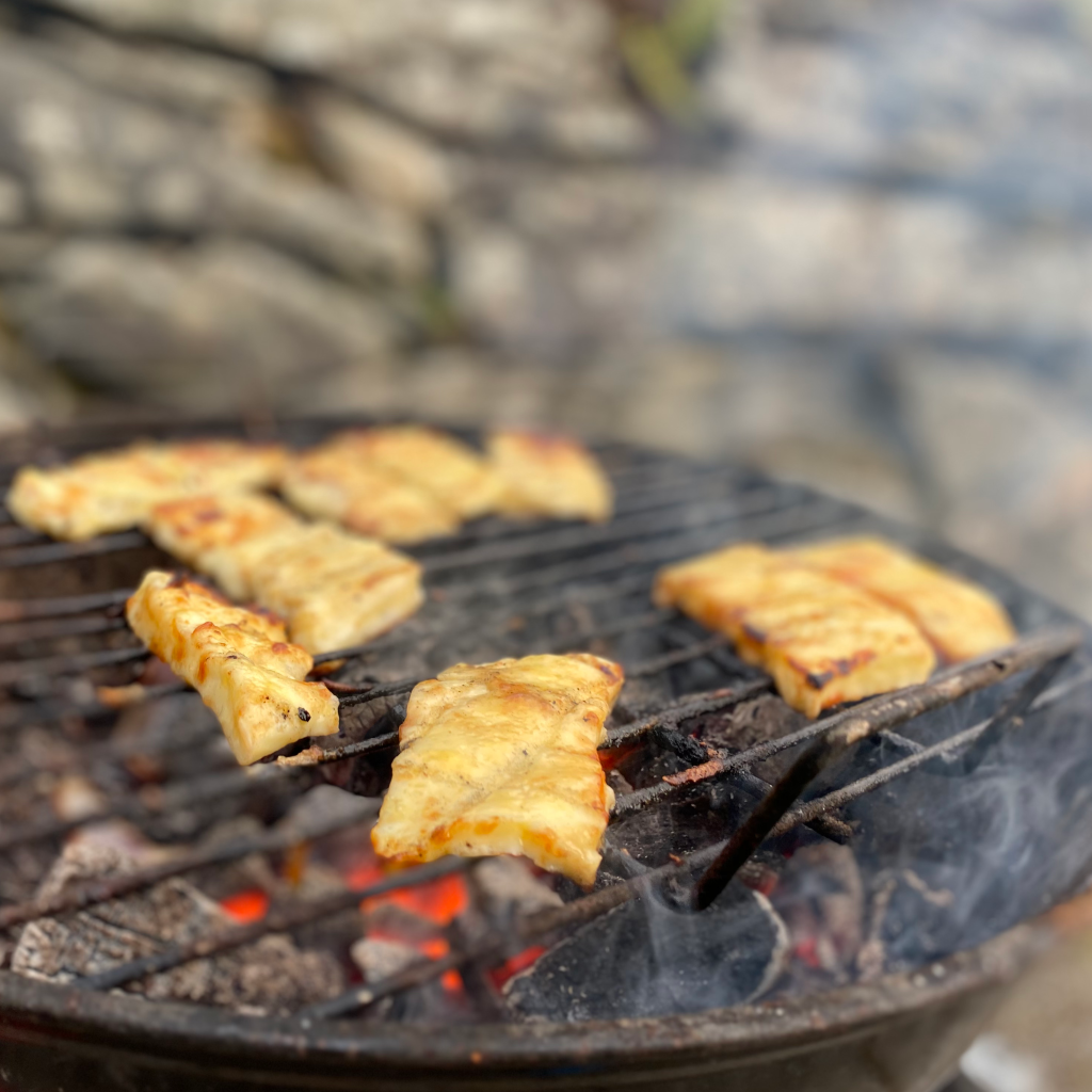 Steikeost på grillen