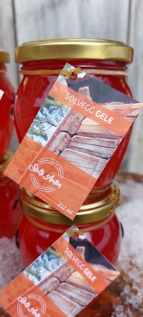 "Solvegg" - ein mild og lett krydra gelé