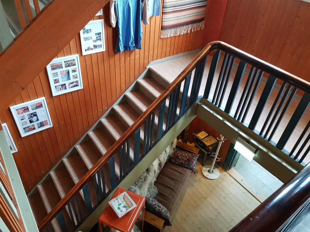 Trappeoppgang med nostalgi.