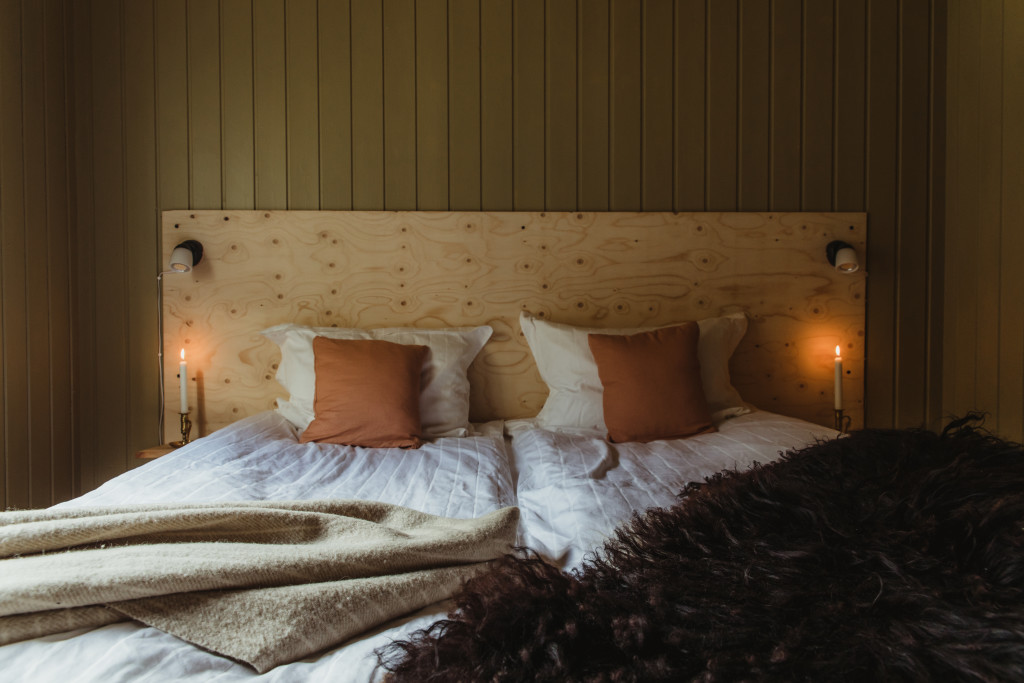 Soverom på skogskoia Vinterveien