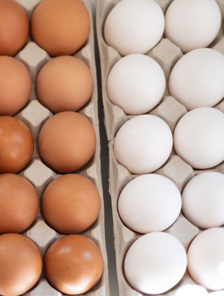 Egg fra gårdens høner