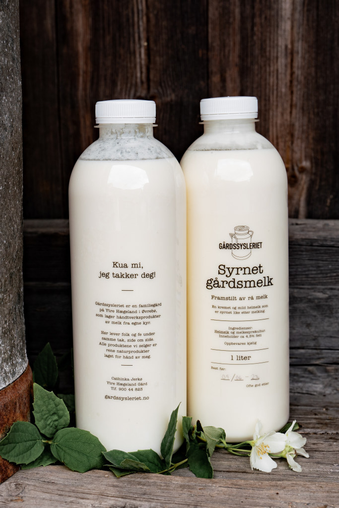Vår egen kremete og populære upasteuriserte surmelk