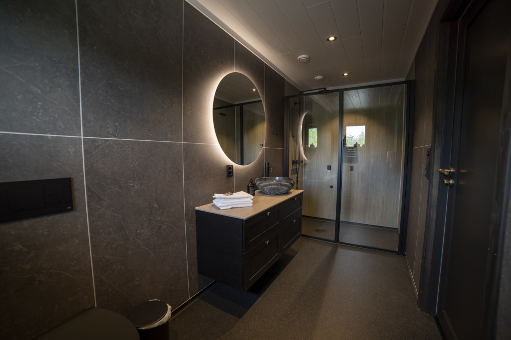 Hyggelige bad, god start på dagen hos Fjelleventyret