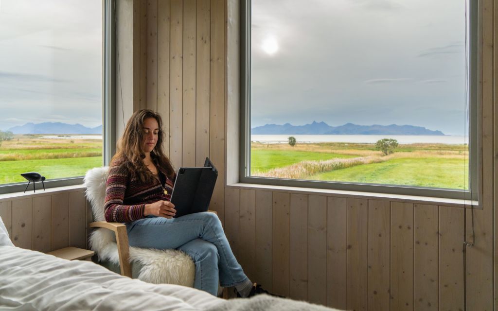 Den nye panorama hytta som virkelig setter deg i kontakt med naturen rundt.