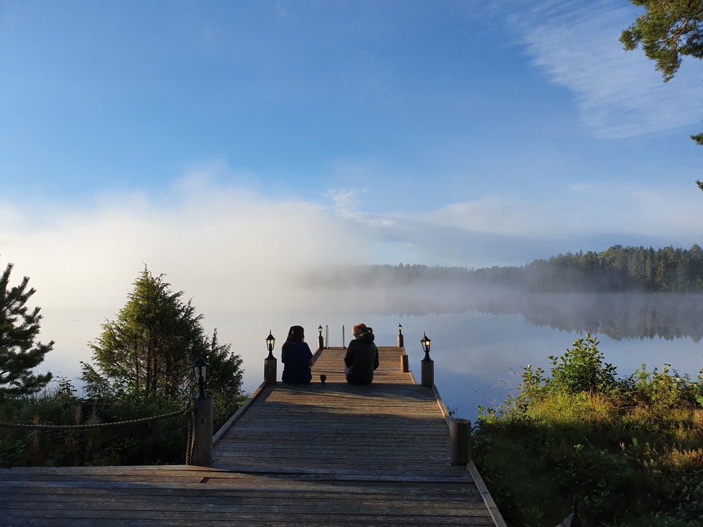 Morgenstemning ved Særerlisjøen - like nedenfor hotellet på Finnholt