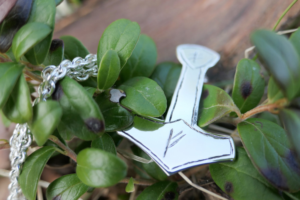 Håndlaget Thor's hammer, 925 Sterling silver