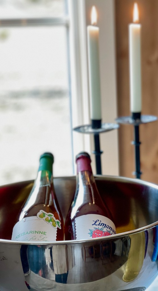 Lokal drikke fra Ciderhuset.