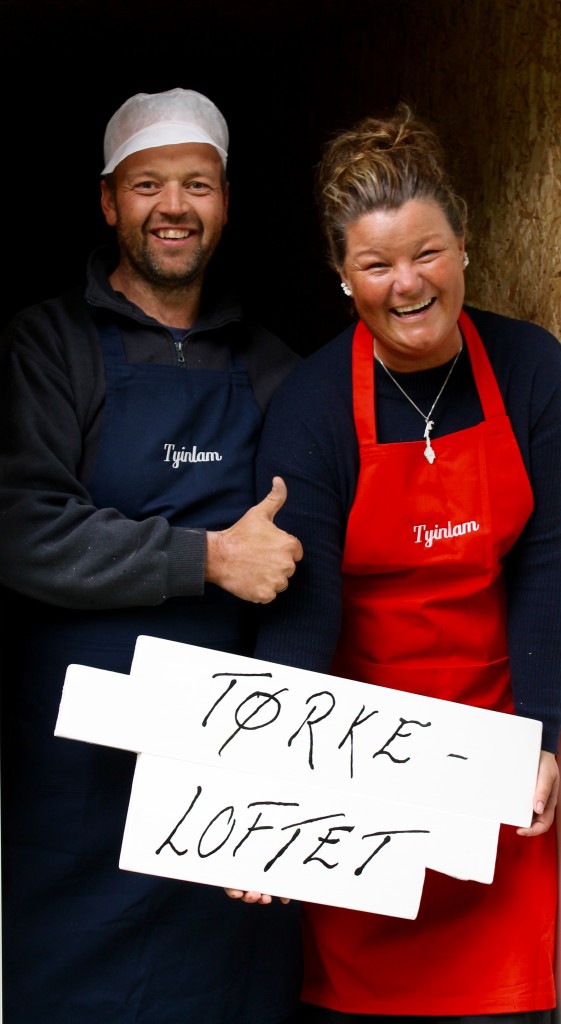 Godt humør og egen produksjon av Tyinlam - produkter.