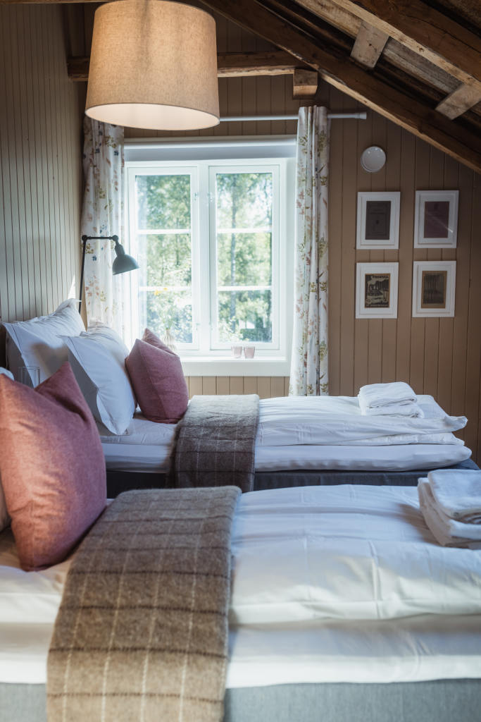 Soverom på småbruket Ertehaugen