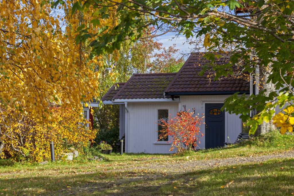 Inngangen til restauranten.