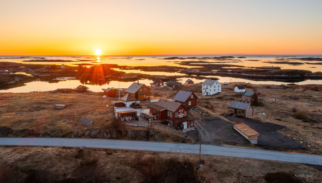 Villsaugården i solnedgang!