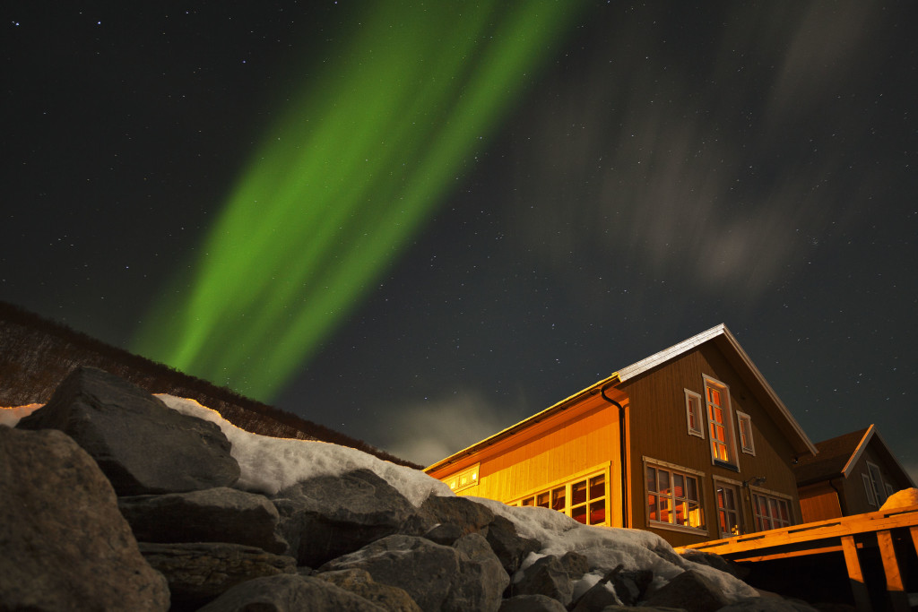 Den beste tiden å se nordlyset er i perioden september til april.