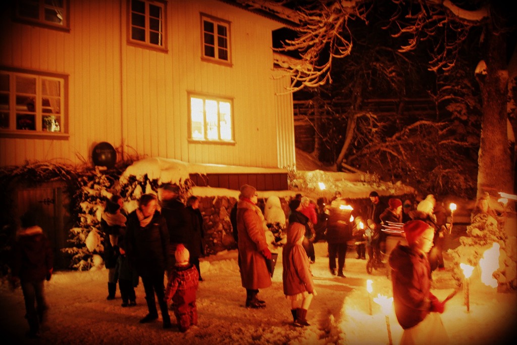 Santa Lucia feriring på Nutheim