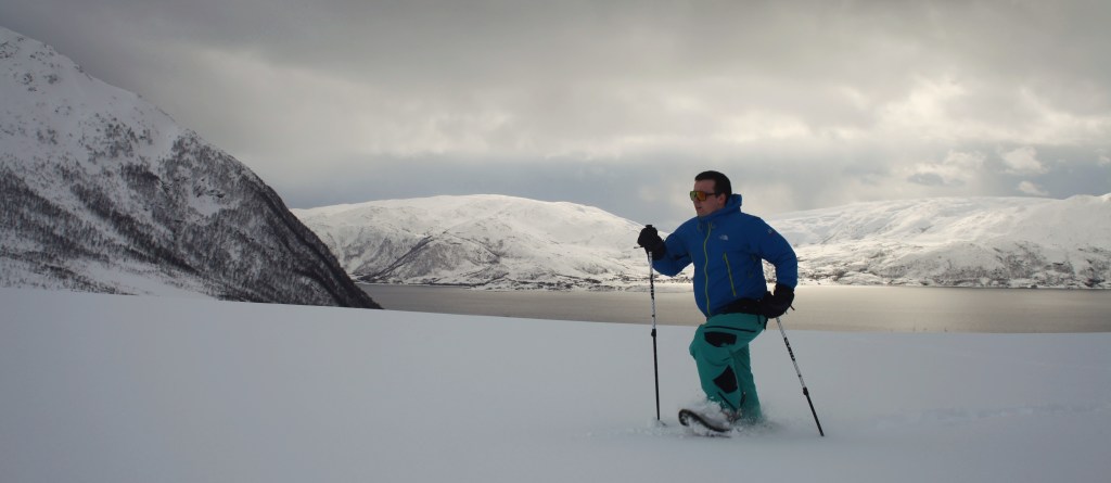 Snowshoeing Vasstrand Kvaløya