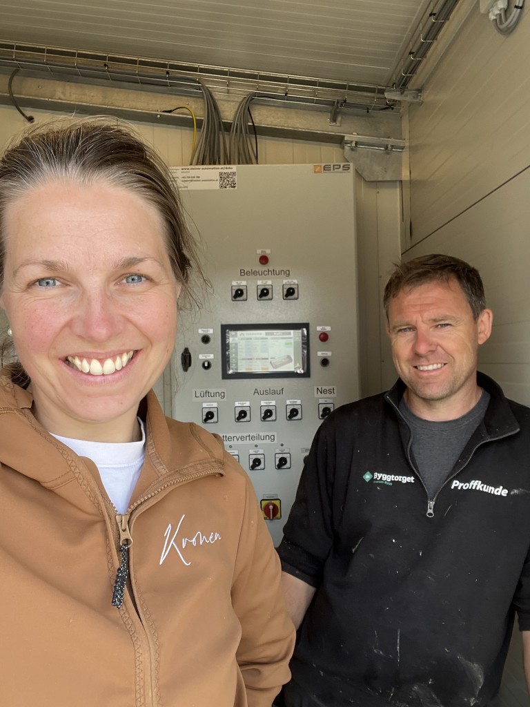 Hønevogna fra Østerrike er fullautomatisert.