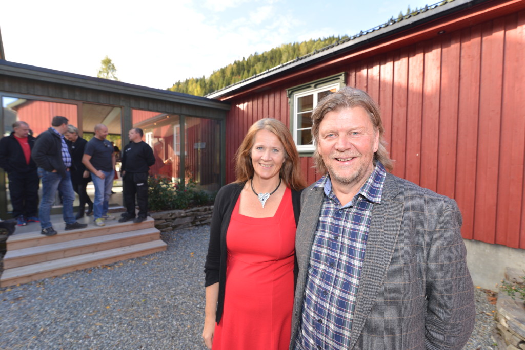 Vertsfolket Tone Løwe og Ole T. Hofstad