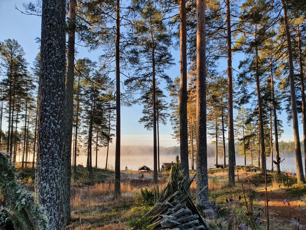 Morgenstemning utenfor gjestegården