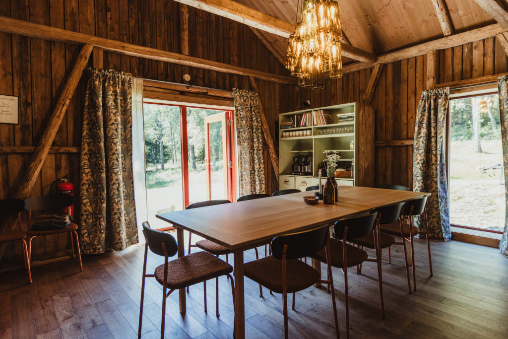 Møterom på småbruket Ertehaugen, med kapasitet til 12 personer