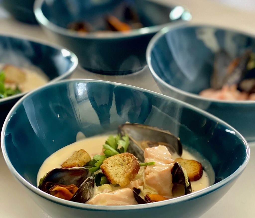 Nydelig fiskesuppe.