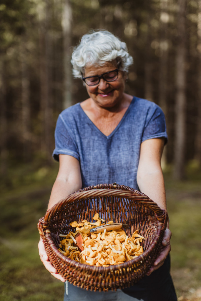 Benytt skogens spiskammer rett utenfor døren