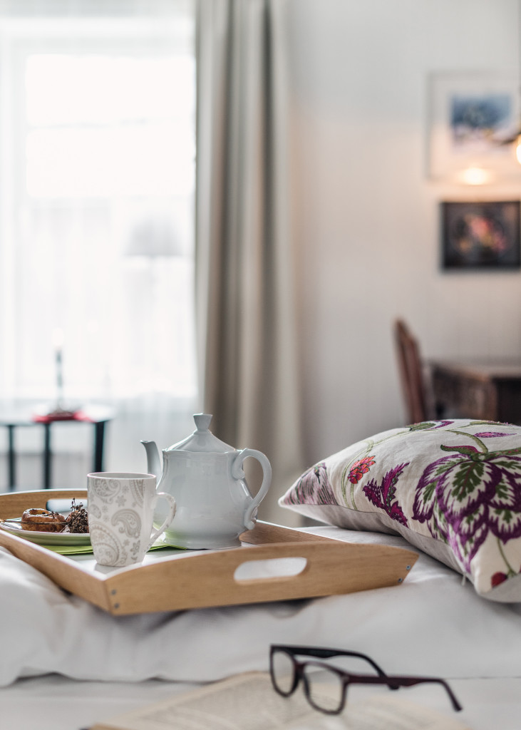 "It's all in the details" - frå "Songvesåsen", eit av ni hotellrom i Reiskapshuset.