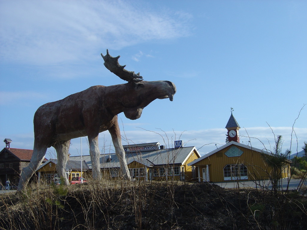 Elgen på parkeringsplassen er et synlig kjennemerke - her fra den var ny i 2005.