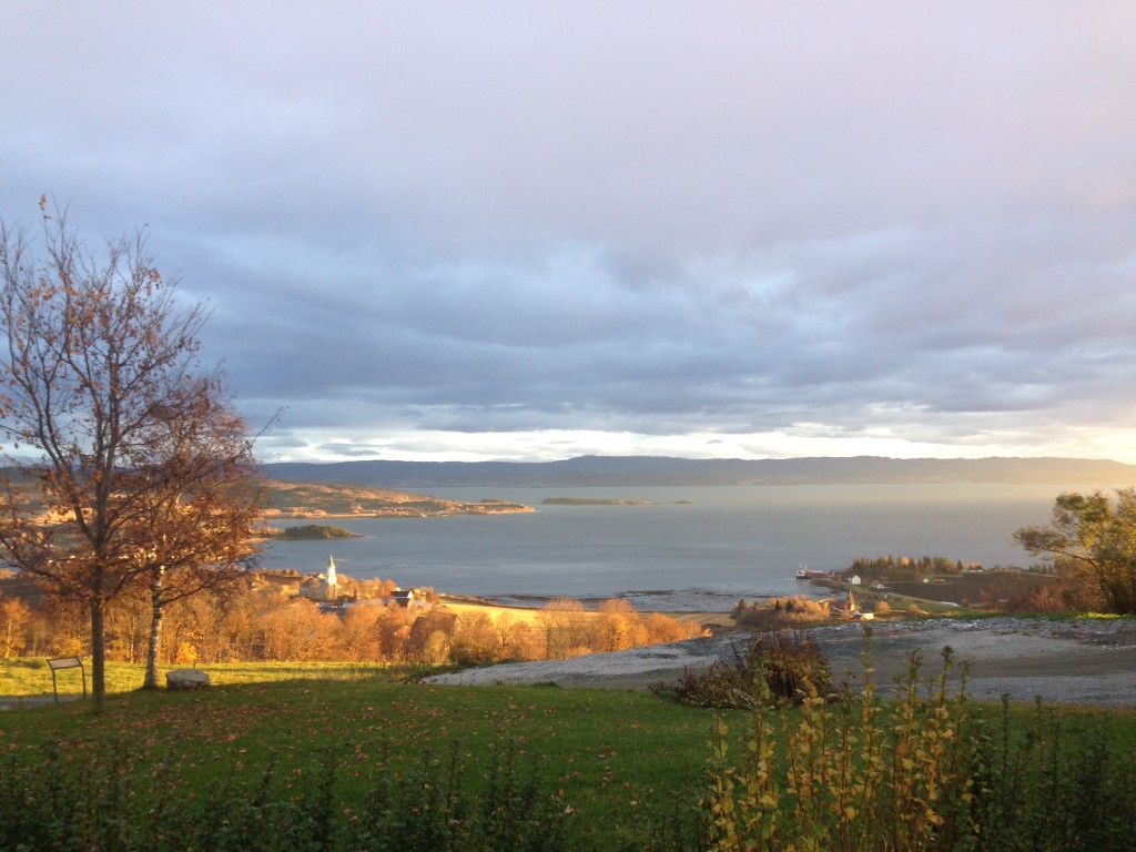 Utsikt over Inderøy.