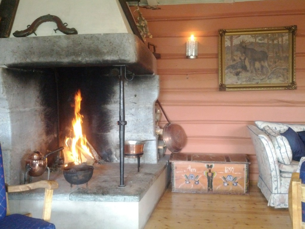 Kleberpeisen i den gamle peisestua fra 1789