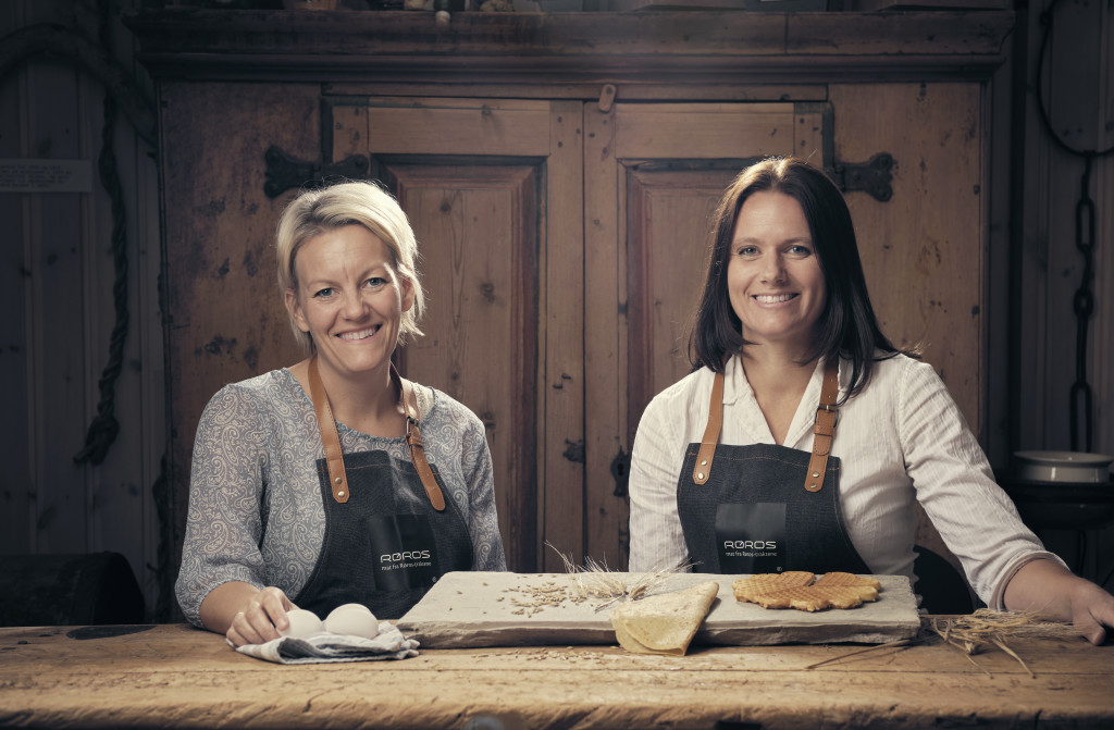 Anita fra Galåvolden Gård og Ingrid fra Dyrk Mølle.