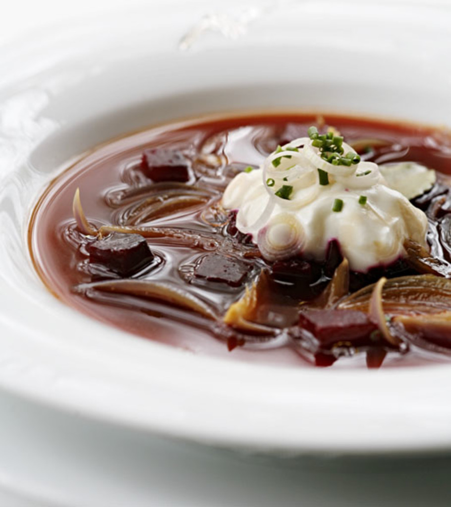 Nýr topping på rødbetesuppe