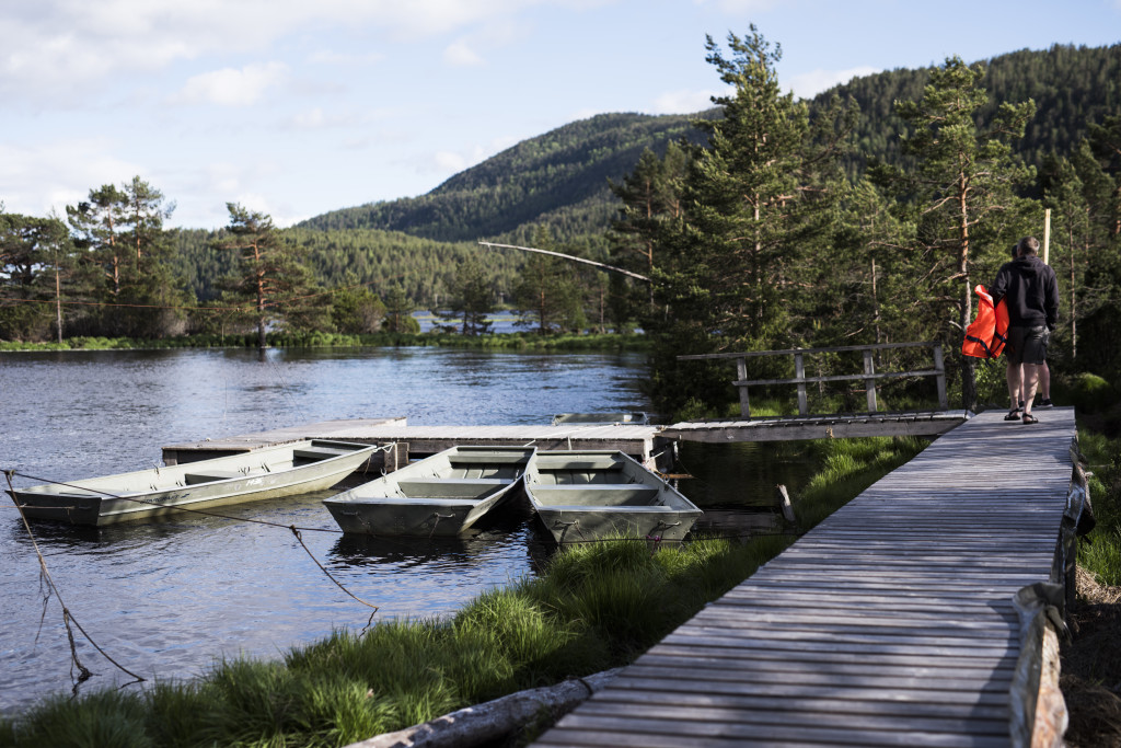 Die Gäste der Ferienhäuser haben außerdem Zugang zu den Booten auf dem Fluss. Jedes Ferienhaus ist mit Rudern und zwei Schwimmwesten ausgestattet.