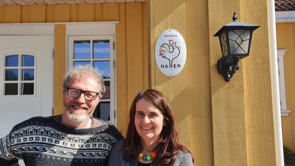 Claudia & Jørn er vertskap på Maarud Gaard i Finnholt