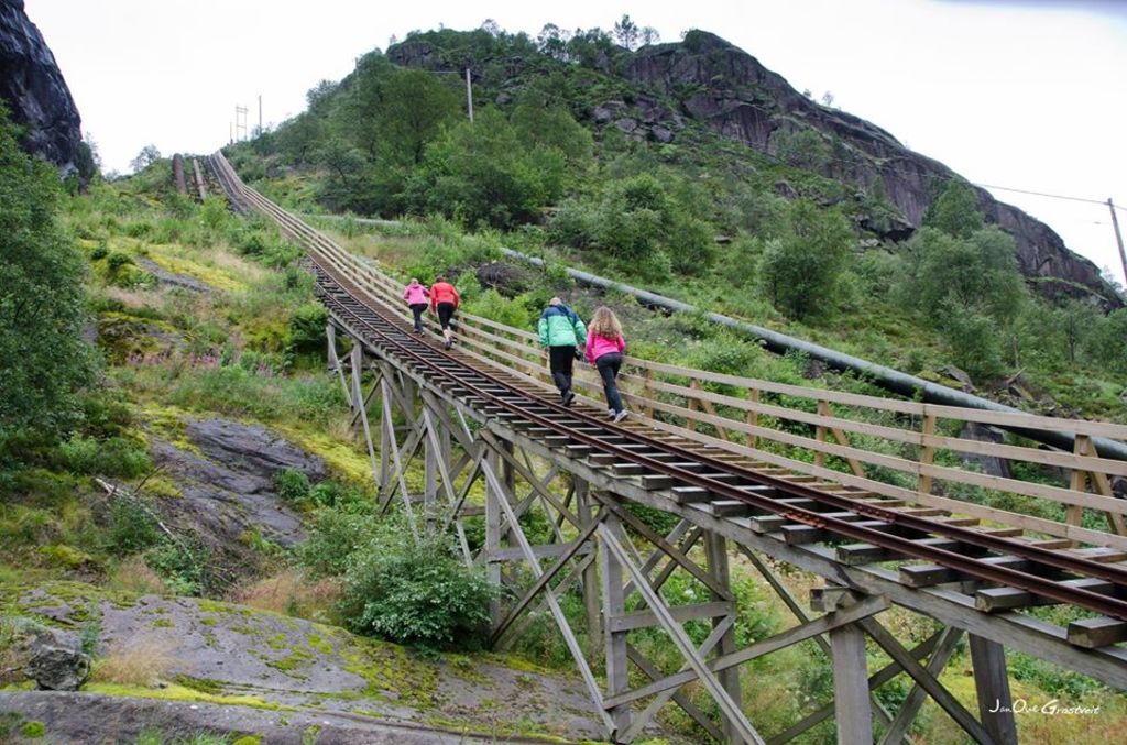 Trallebanen i Jøssingfjord, kort kjøretur fra Bakkaåno