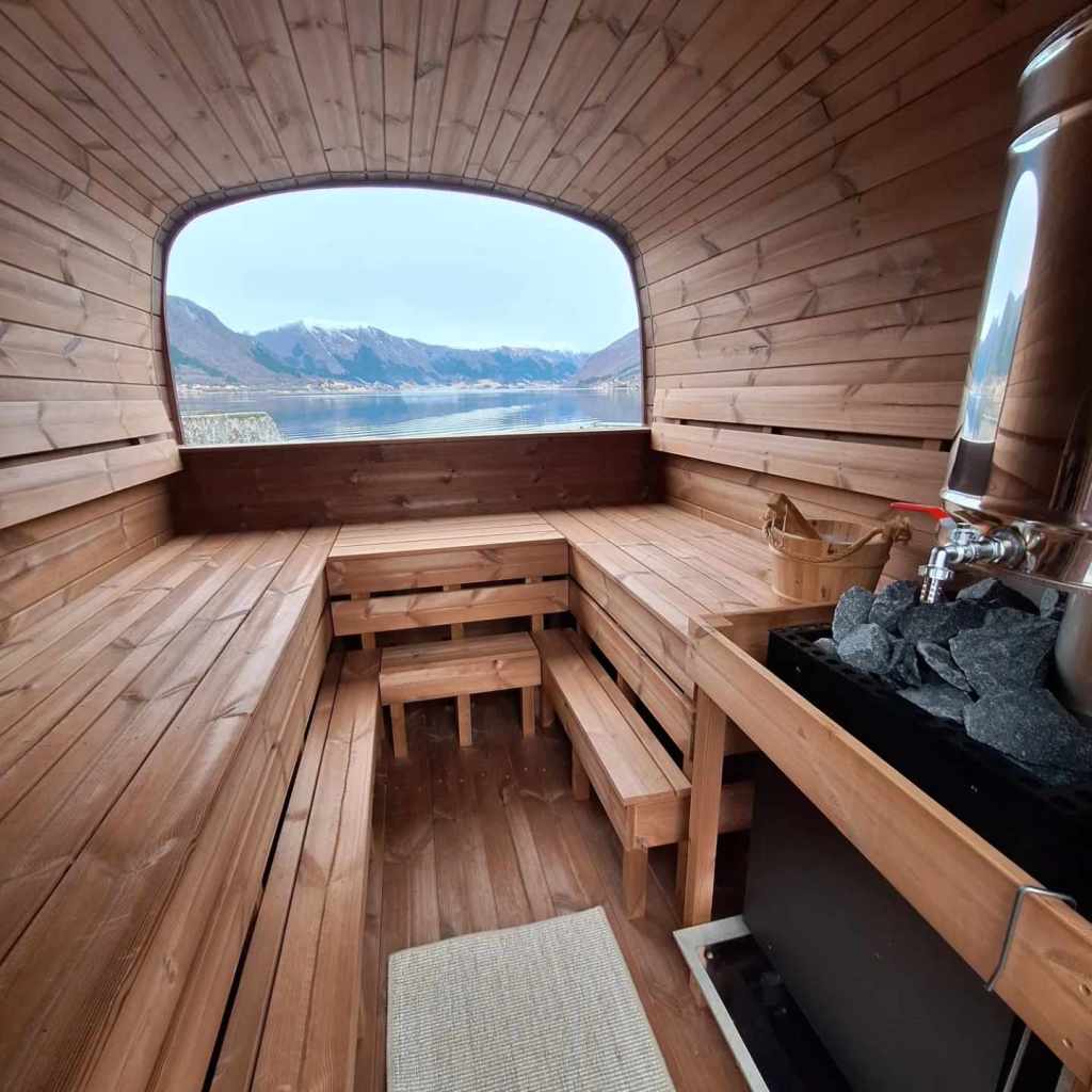 Sauna ved fjorden