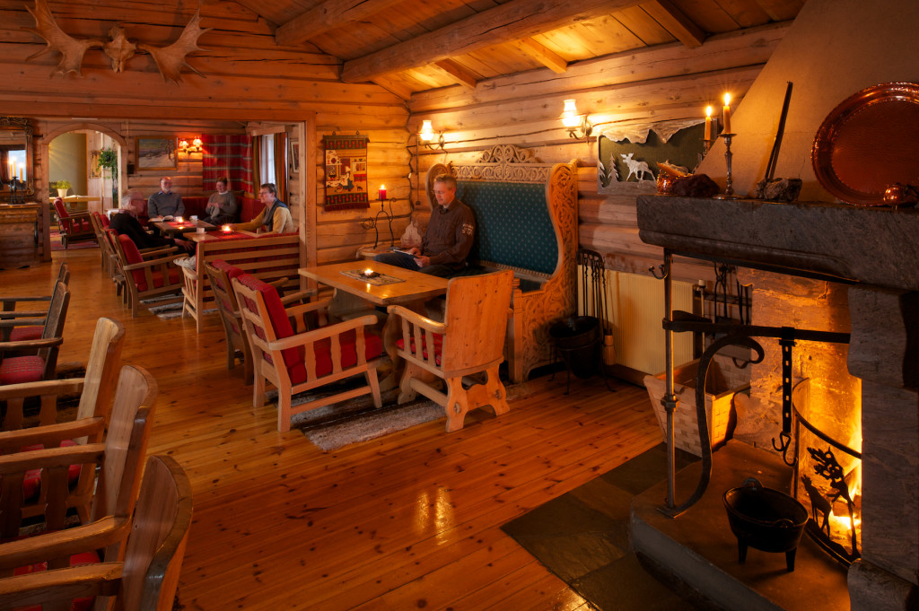 Peisestua på Ruten Fjellstue