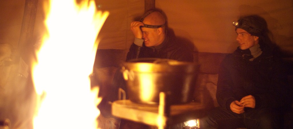 Teambuilding Campfire Lavvo at Lauklines