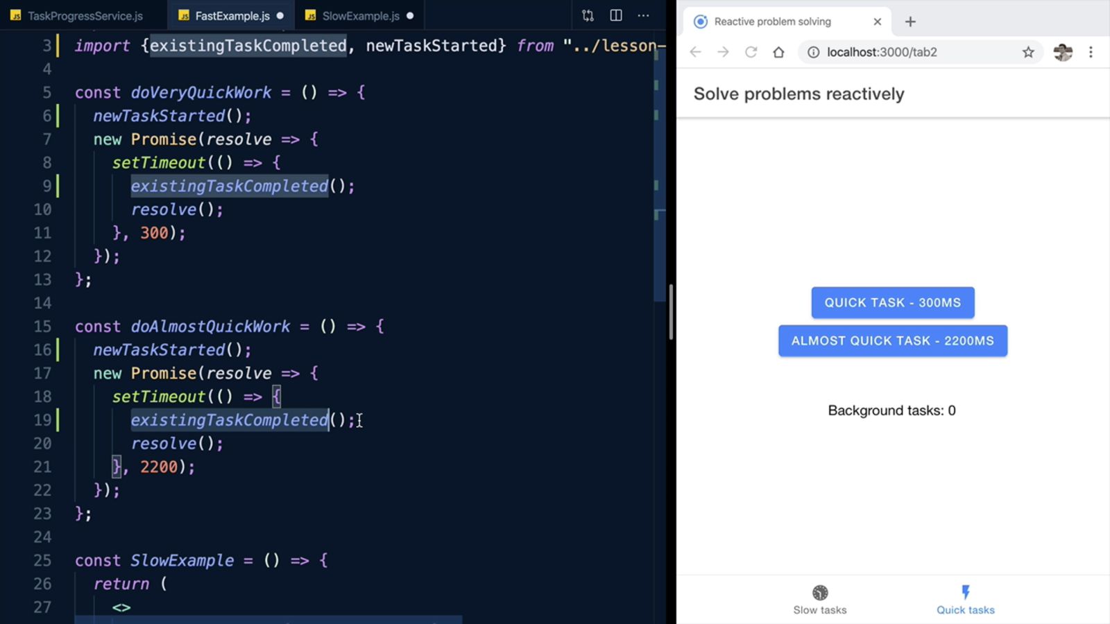 Button Reactions