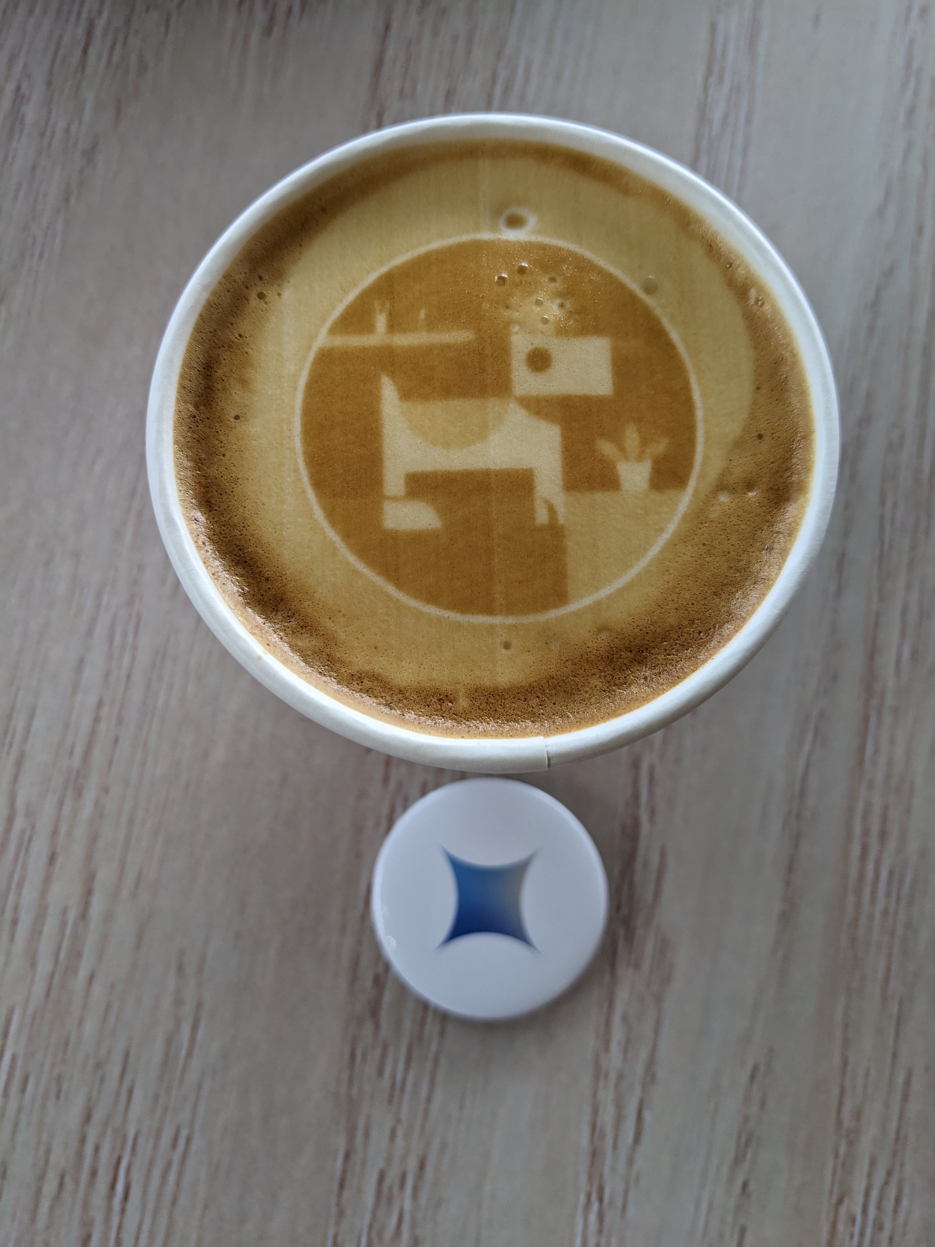 Fueling the day with Google Cloud coffee...