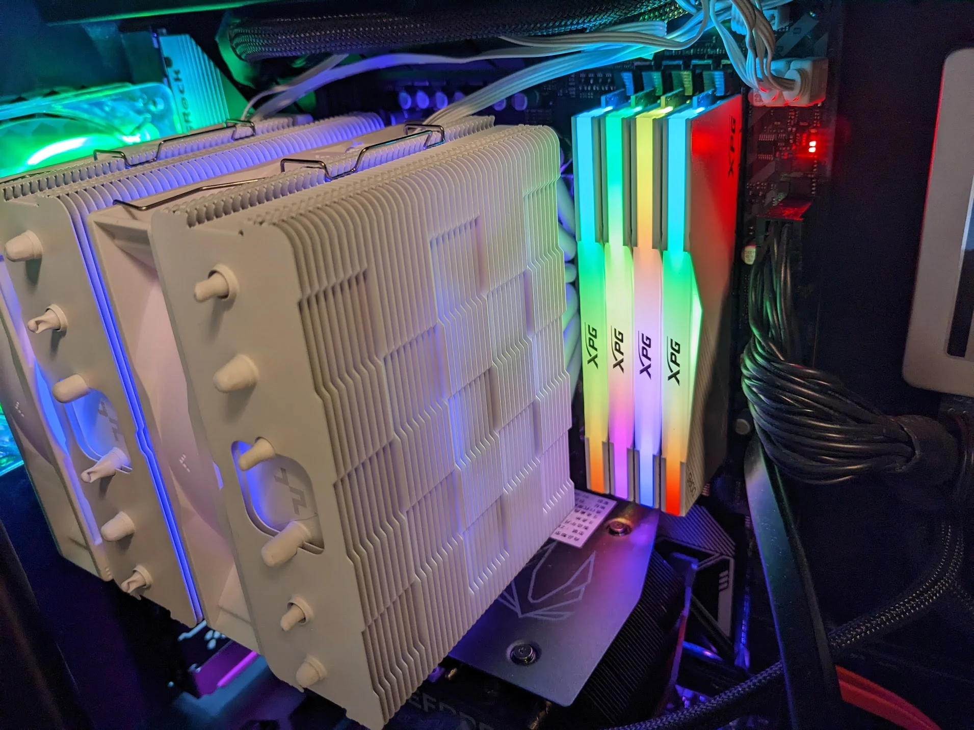 The heart of the beast: My AMD Ryzen 9 7950X system, packed with 128GB of ADATA XPG LANCER DDR5 RAM.