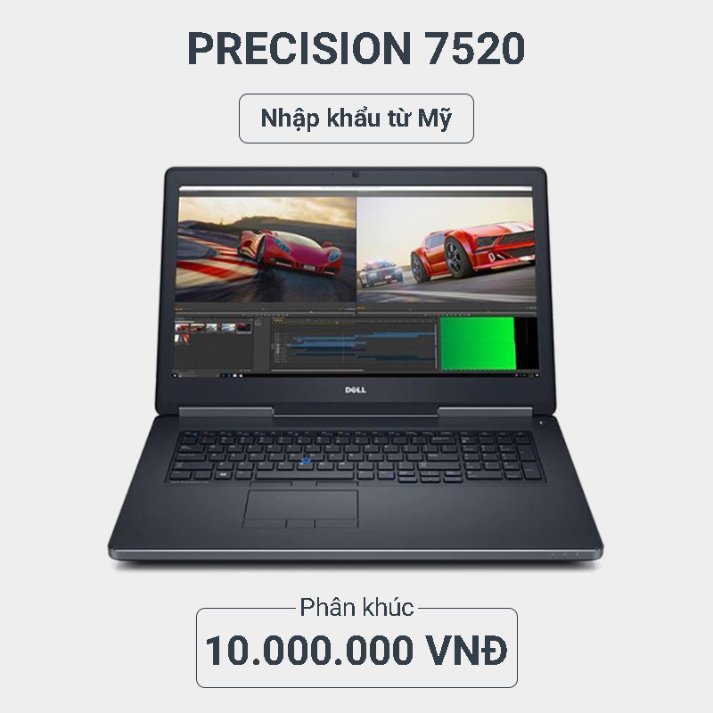 Dell Precision 7520 gia re - Laptop Do Hoa cao cap Dell Precision 7520 gia re - Laptop Do Hoa cao cap