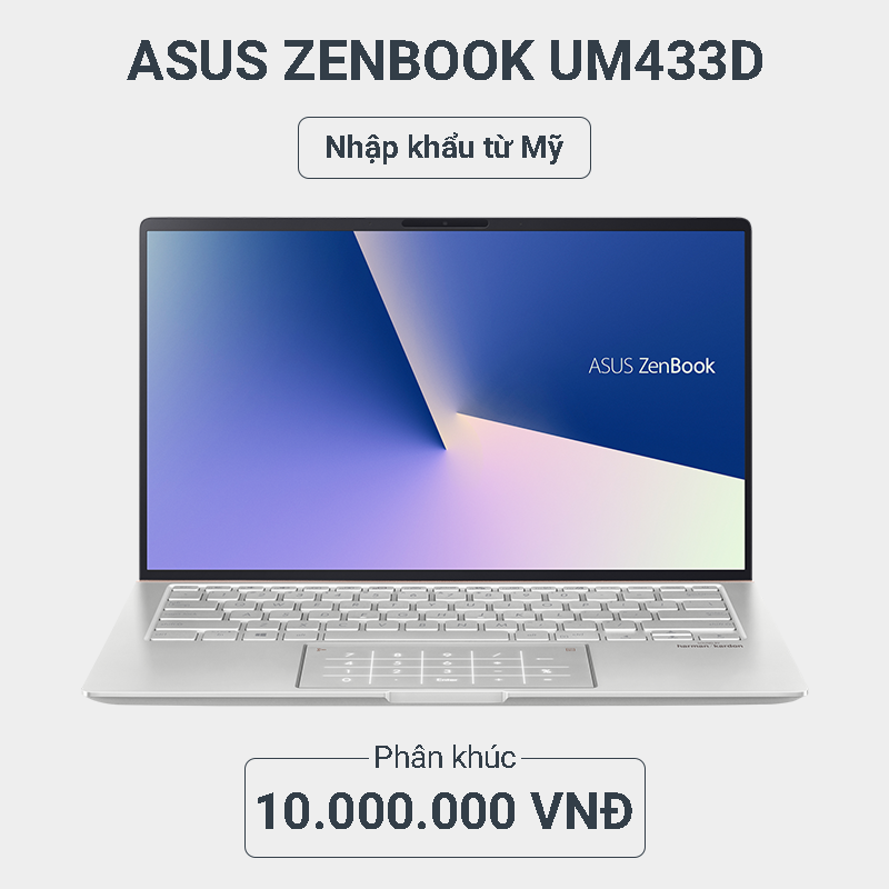 Asus zenbook um433D Laptop Van Phong Gia Re hanoilaptop.com Asus zenbook um433D Laptop Van Phong Gia Re hanoilaptop.com
