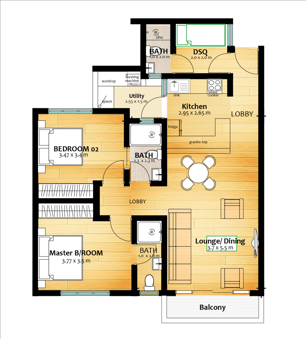 Apartment for sale in Githuri Road, which is adjacent to 6th Parklands Avenue