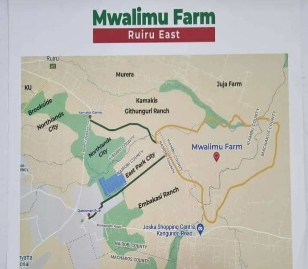 Land for sale in Ruiru, Thika Road