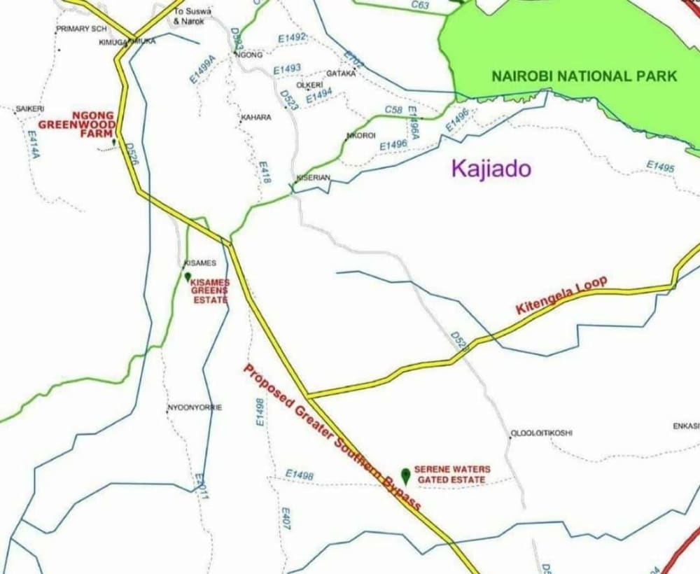 Land for sale in Kiserian-Isinya Road