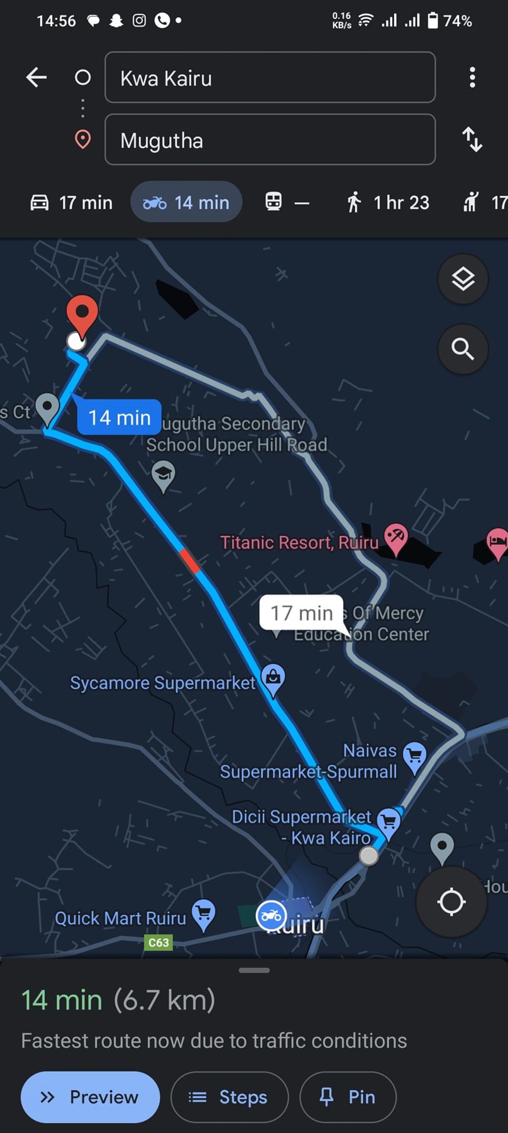 Land for sale in Ruiru