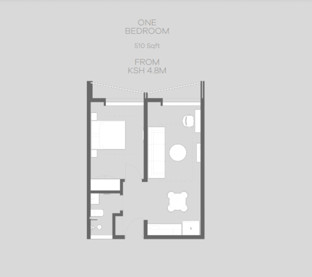 1 bedroom Apartment for sale in South B, Nairobi