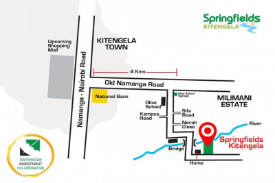 Land for sale in  9km from Kitengela Township