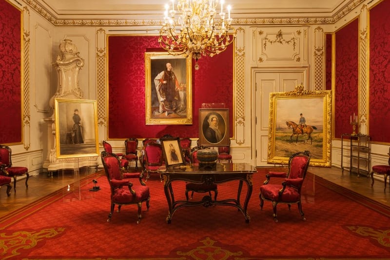 חדר ההסבה במגורים הקיסריים בארמון הוֹפבּוּרג