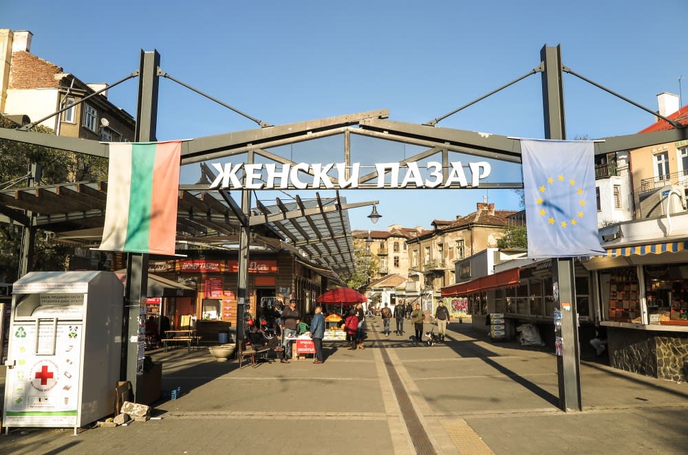 שער הכניסה הדרומי לזֶ'נְסקִי פָאזָאר