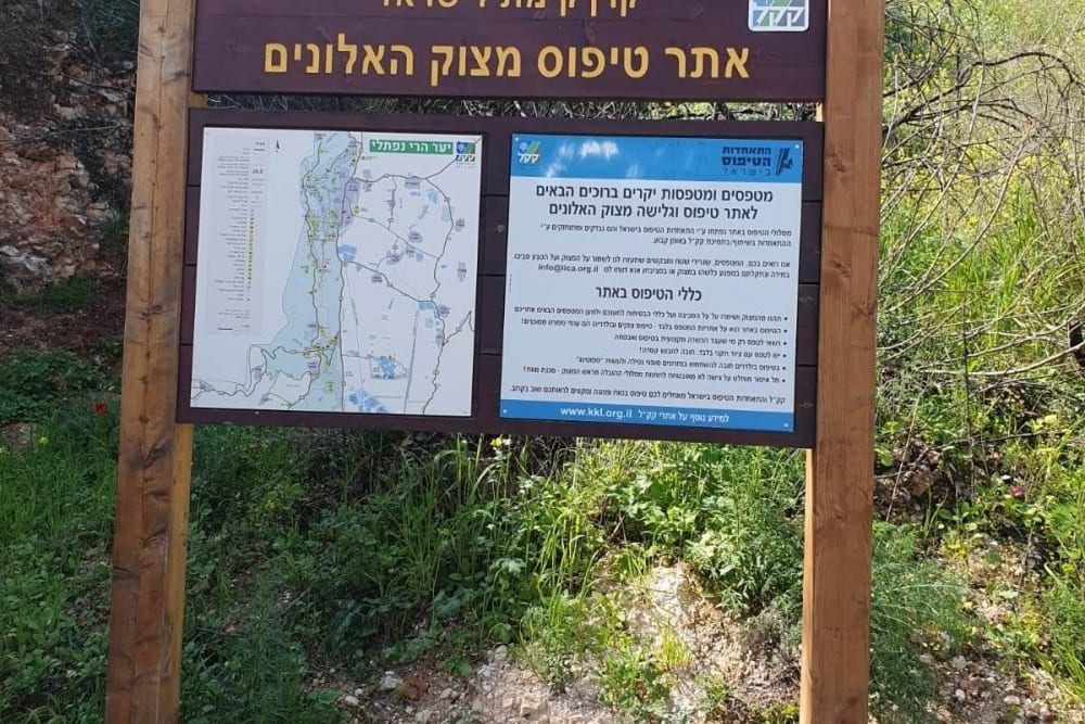 אתר טיפוס מצוק אלונים